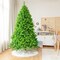 4.5/6.5/7.5 Ft Verdant Artificial Christmas Tree Hinged Green Flocked Xmas Tree